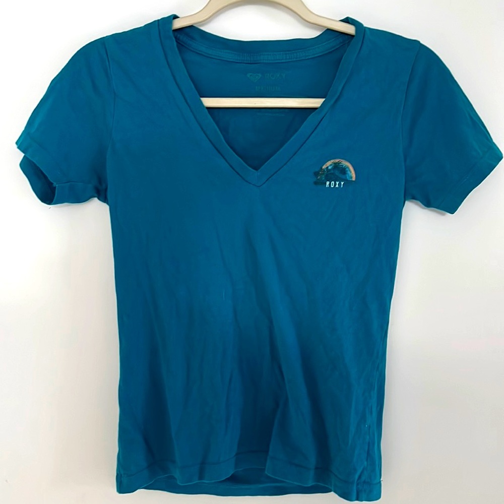 Roxy V-Neck Tee.